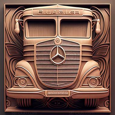 3D мадэль Mercedes Benz Renntransporter (STL)